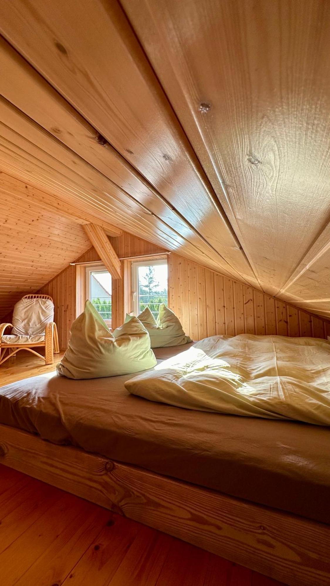 Bungalow Am Nussbaum Olbersdorf Bagian luar foto